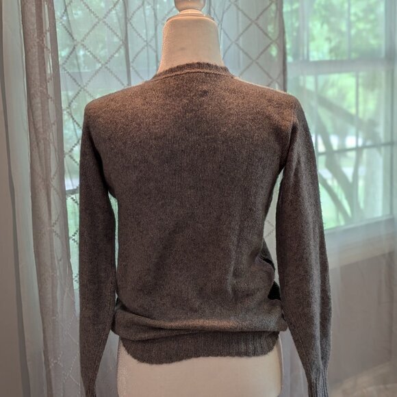 Drumohr 100% Cashmere Crewneck Geometric‎ pattern sweater, Size S - Picture 2 of 2